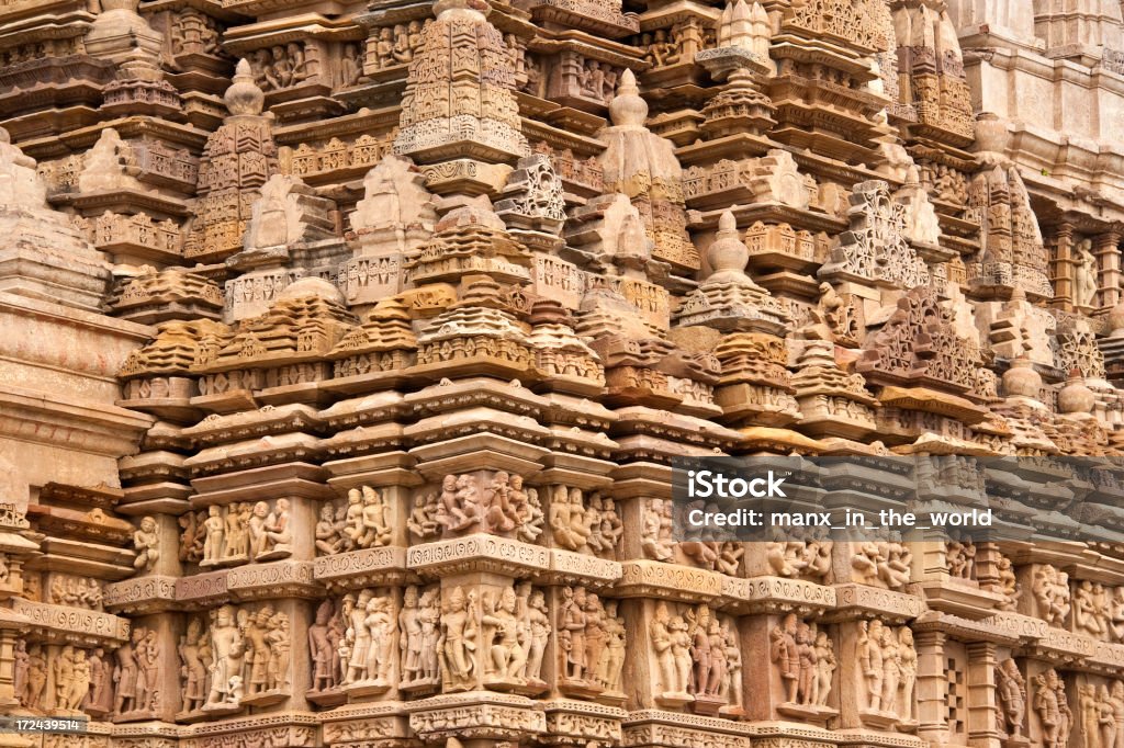 Parsvanath jaina Templo de Khajuraho - Foto de stock de Khajuraho royalty-free