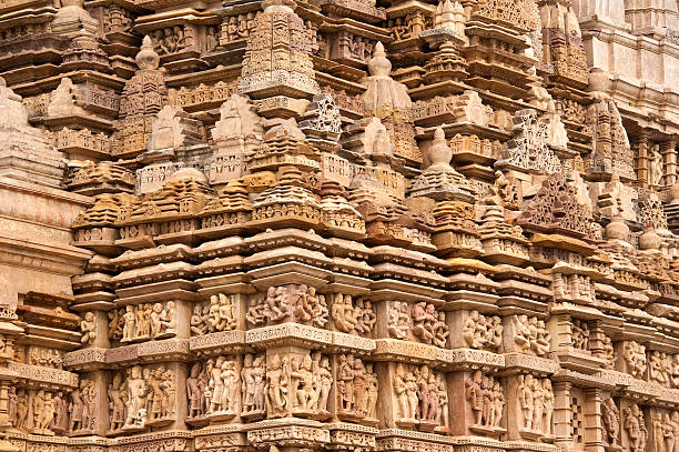Parsvanath Jain Temple, Khajuraho - fotografia de stock