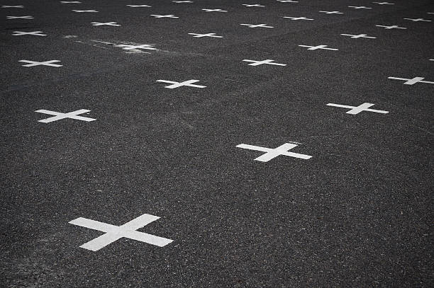 istock Crosses on asphalt 172439616