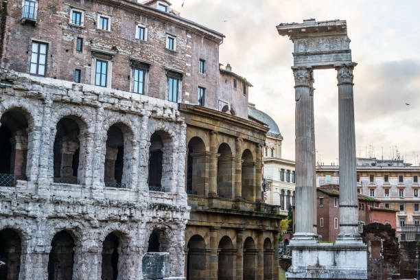 Theatre of Marcellus is an ancient theatre in Rome built in 13 BC