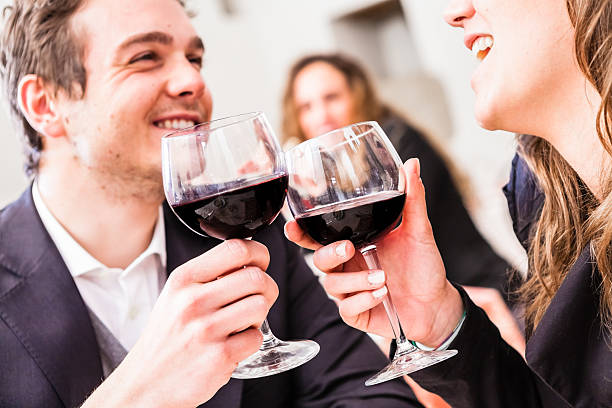 istock Enjoying Red Italian Wine at the Restaurant 172440283