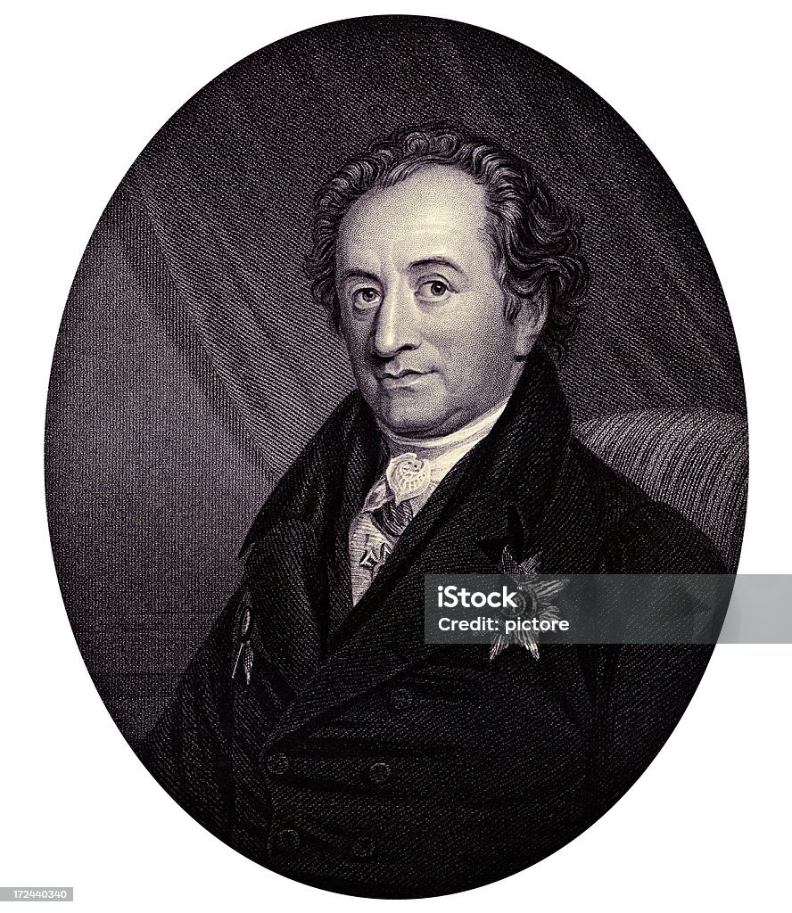Johann Wolfgang von Goethe, auteur, artiste allemand et homme politique (XXXL) - Illustration de Adulte libre de droits