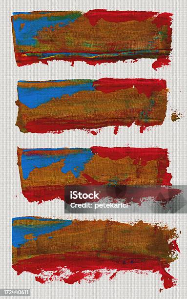Escova Vermelha Acidente Vascular Cerebral - Arte vetorial de stock e mais imagens de Criatividade - Criatividade, Fotografia - Imagem, Fundo em aguarela