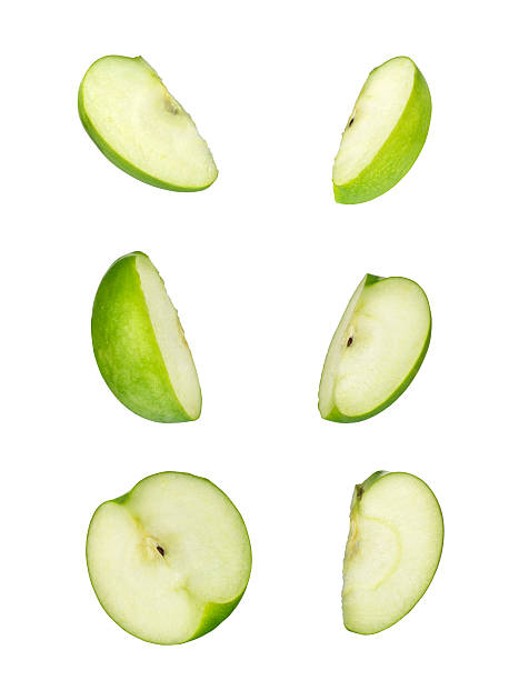 istock Granny Smith apple slices with seeds 172440630