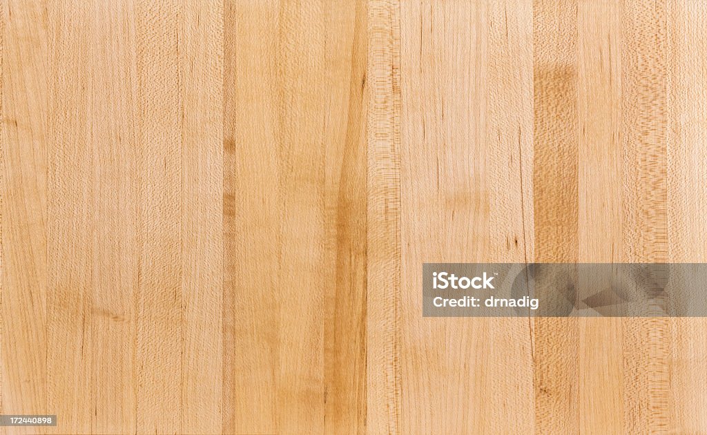Maple tábua de carnes de madeira fundo com grãos - Foto de stock de Amarelo royalty-free