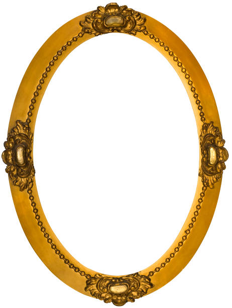 istock Ornate Gilded Oval Picture Frame.  Isolated with Clipping Path 172440916