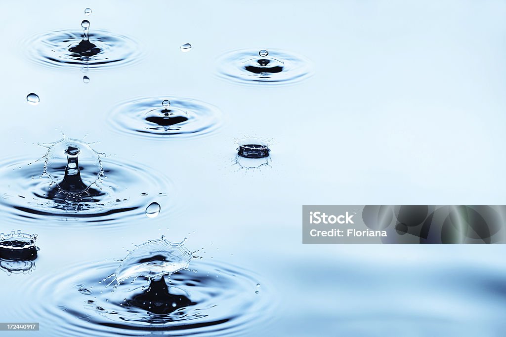 Pioggia - Foto stock royalty-free di Fotografia ad alta velocità