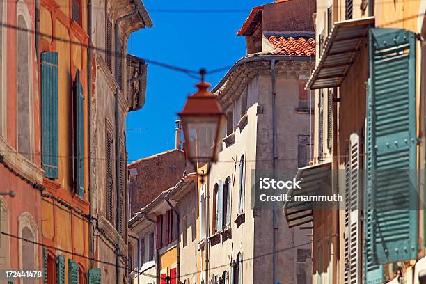 Colorful Houses Of Provence Stock Photo - Download Image Now - Apt - Vaucluse, City, Architecture