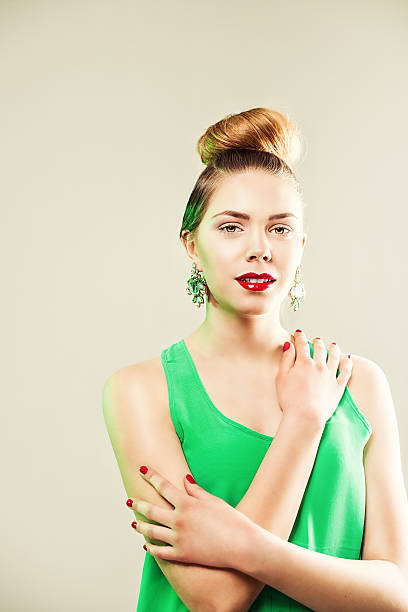 istock Beautiful young chic woman 172442044
