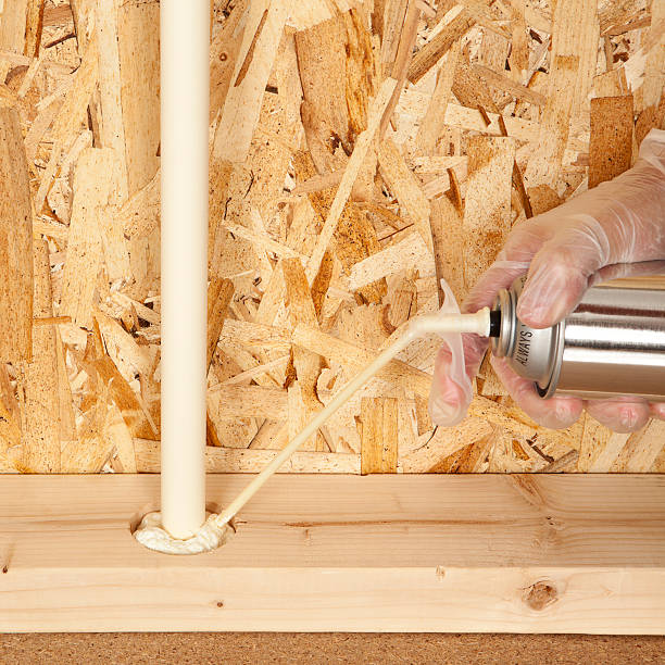 Foam Sealant at Water Pipe