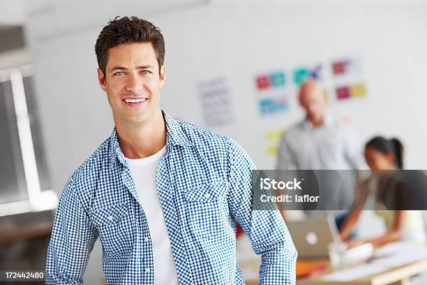 Leading His Team Into Design Stardom Stock Photo - Download Image Now - Adult, Adults Only, African Ethnicity