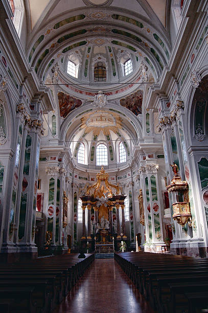 istock Inside of Jesuit Church in Mannheim (Germany) 172443030