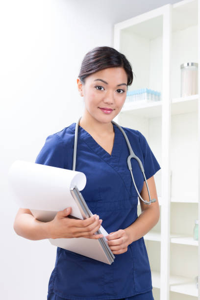 istock Portrait Of Young Asian Nurse 172443295