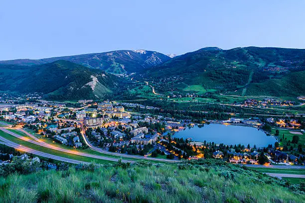 Photo of View of Beaver Creek in Summer at Dusk