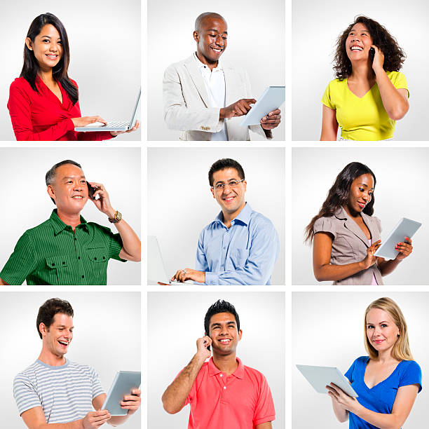 istock Group of People with Global Communication 172443747