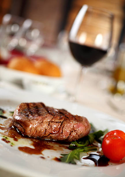 istock Steak meal resting on a plate. 172443937