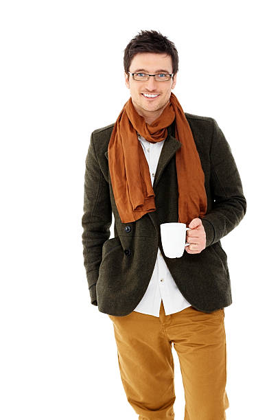 istock Happy young man with a cup of coffee 172444336