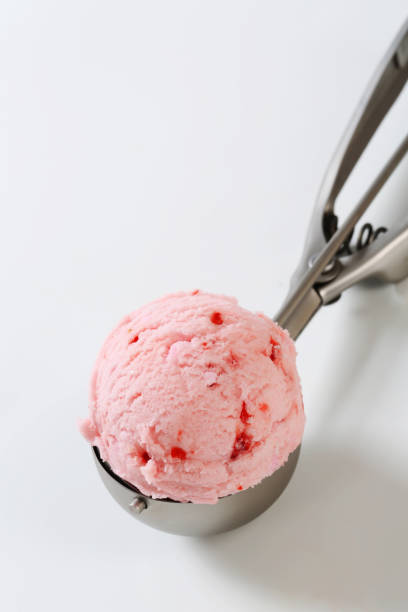 istock strawberry ice cream on a scooper 172445030