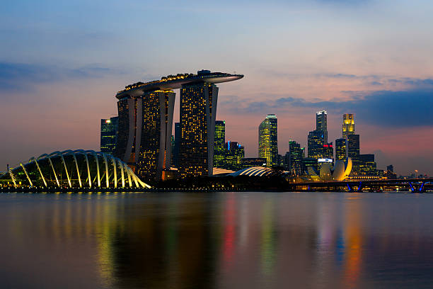 istock Singapore City Skyline at Sunset 172445680