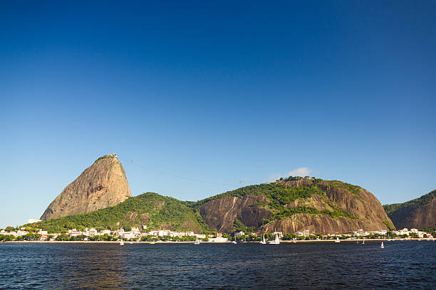 pão de açúcar - clear sky landscape urca southeastern region - fotografias e filmes do acervo