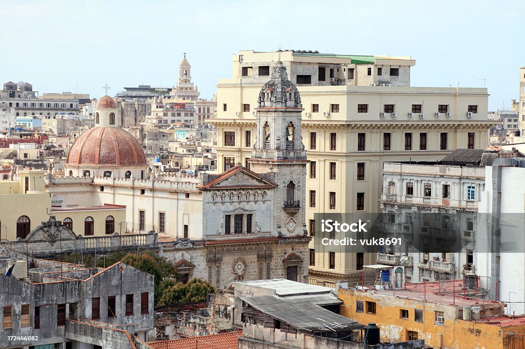 Habana vieja panorama - Foto stock royalty-free di Ambientazione esterna