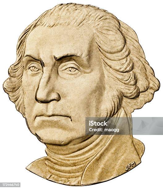 Ritratto Di George Washington - Fotografie stock e altre immagini di Banconota - Banconota, Banconota di dollaro statunitense, Bianco