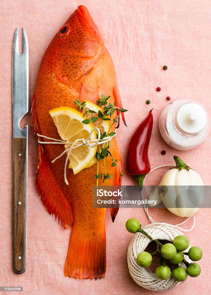 Composición de pescado - Foto de stock de Alimento libre de derechos