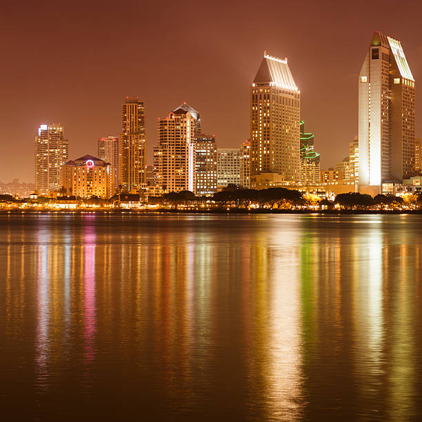 istock San Diego marina bay skyline on the night 172447080