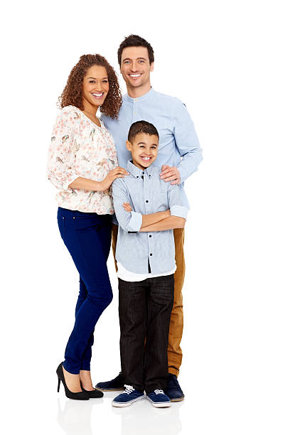 istock Happy young family with son 172447397