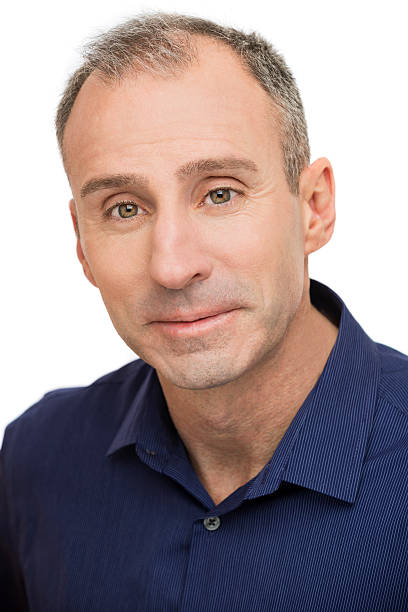 istock Portrait of mature man on white background 172447657