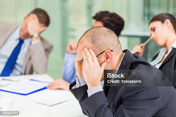 Stress Sul Lavoro - Fotografie stock e altre immagini di Adulto - Adulto, Adulto di mezza età, Affari