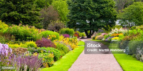 Beautiful Colorful Garden Stock Photo - Download Image Now - Yard - Grounds, Ornamental Garden, Public Park