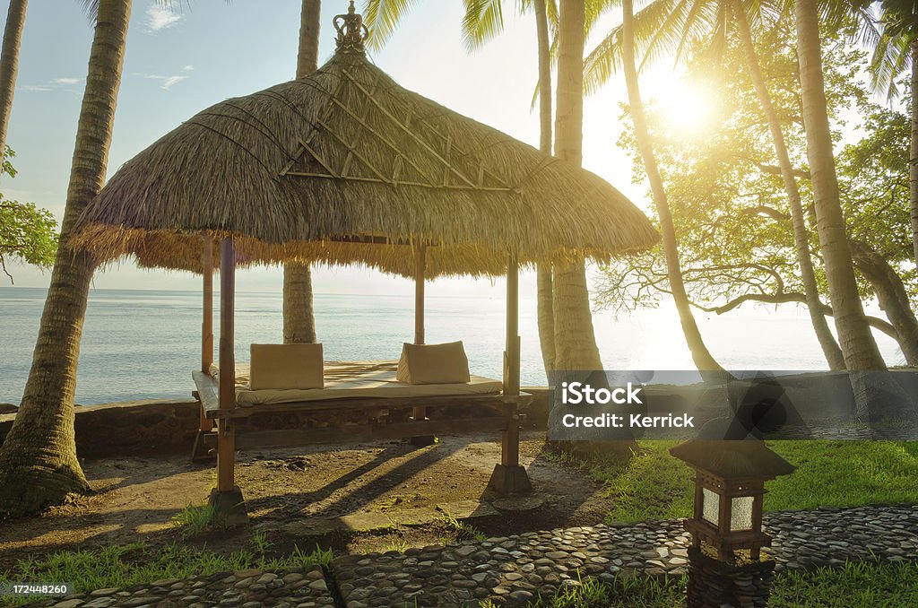 Entspannender Ort in Sonnenaufgang - Lizenzfrei Asien Stock-Foto