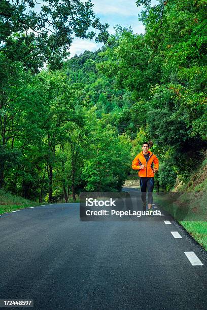 Healthy Man Jogging Stock Photo - Download Image Now - 30-39 Years, Active Lifestyle, Activity