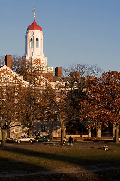 istock College housing, red cupola, fall afternoon light 172448905