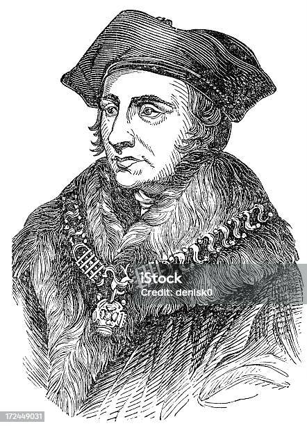 Thomas More - Arte vetorial de stock e mais imagens de Advogado - Advogado, Clip Art, Cultura Inglesa