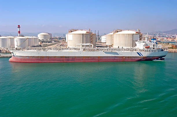istock Oil industry, sea transport terminal 172449087