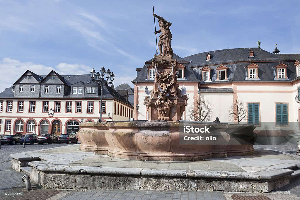 Neptunbrunnen-Weilburg, Alemanha - Foto de stock de Alemanha royalty-free