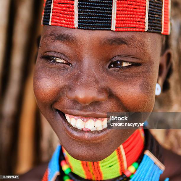 Portret Kobiety Z Plemię Hamer Etiopia Rpa - zdjęcia stockowe i więcej obrazów Afroamerykanin - Afroamerykanin, Afryka, Afryka Wschodnia