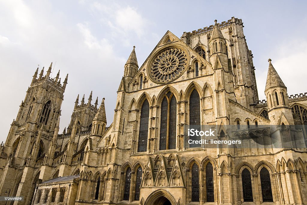 York Minster Cattedrale gotica di York - Foto stock royalty-free di Cattedrale di York Minster