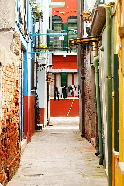 istock Empty narrow street in Italy 172449682