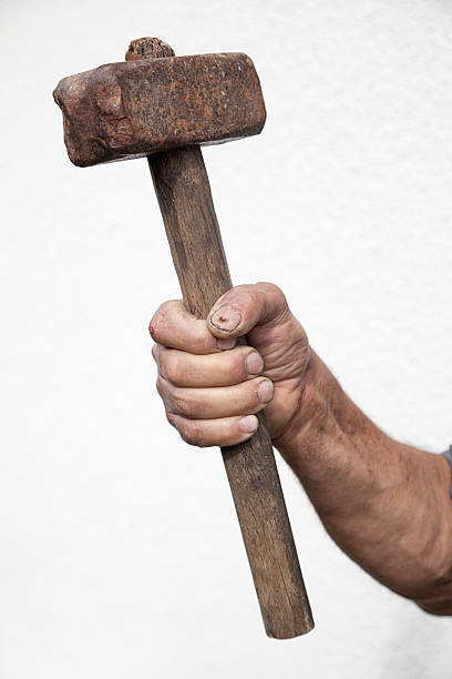 marteau - fist hammer human hand craftsperson photos et images de collection