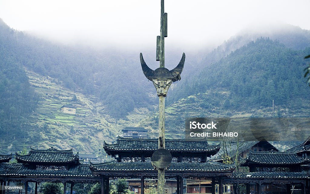 Nationalität der Miao-Dorf - Lizenzfrei Architektur Stock-Foto