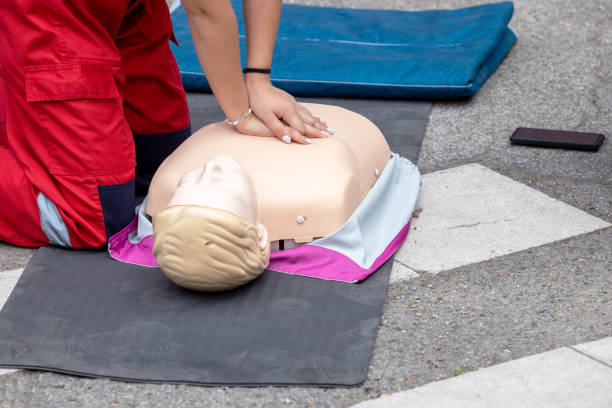 istock CPR - Cardiopulmonary resuscitation and first aid training 1724502540