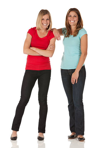 istock Two female friends smiling 172450868