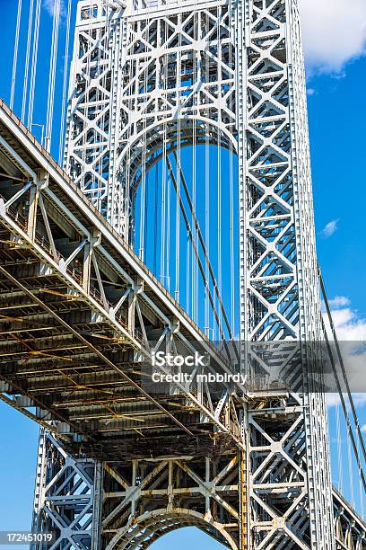 George Вашингтон Мост Ньюйорк — стоковые фотографии и другие картинки Арка - архитектурный элемент - Арка - архитектурный элемент, Архитектура, Без людей