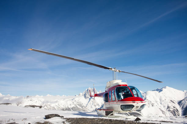 istock Helicopter on a Mountain in Winter 172451134
