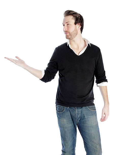 istock Attractive man wearing casual clothes isolated on a white background 172452809