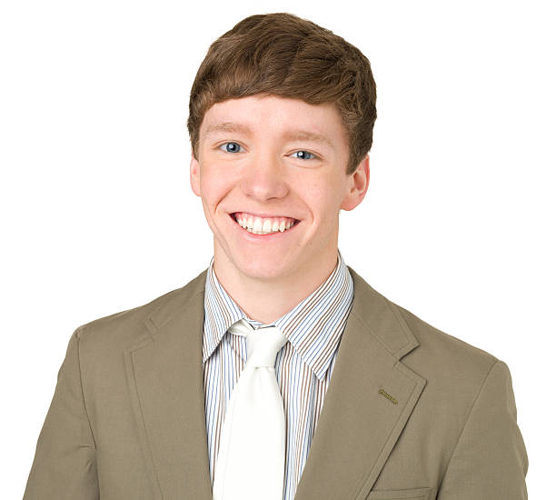 istock Smiling Teenage Boy In Tie, Blazer 172453268