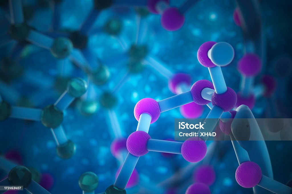 DNA 3D Biomedical Illustration - Lizenzfrei Abstrakt Stock-Foto